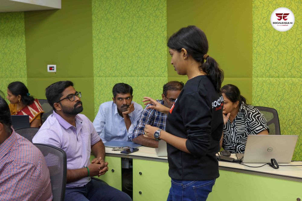 Two men posing together, one in red shirt