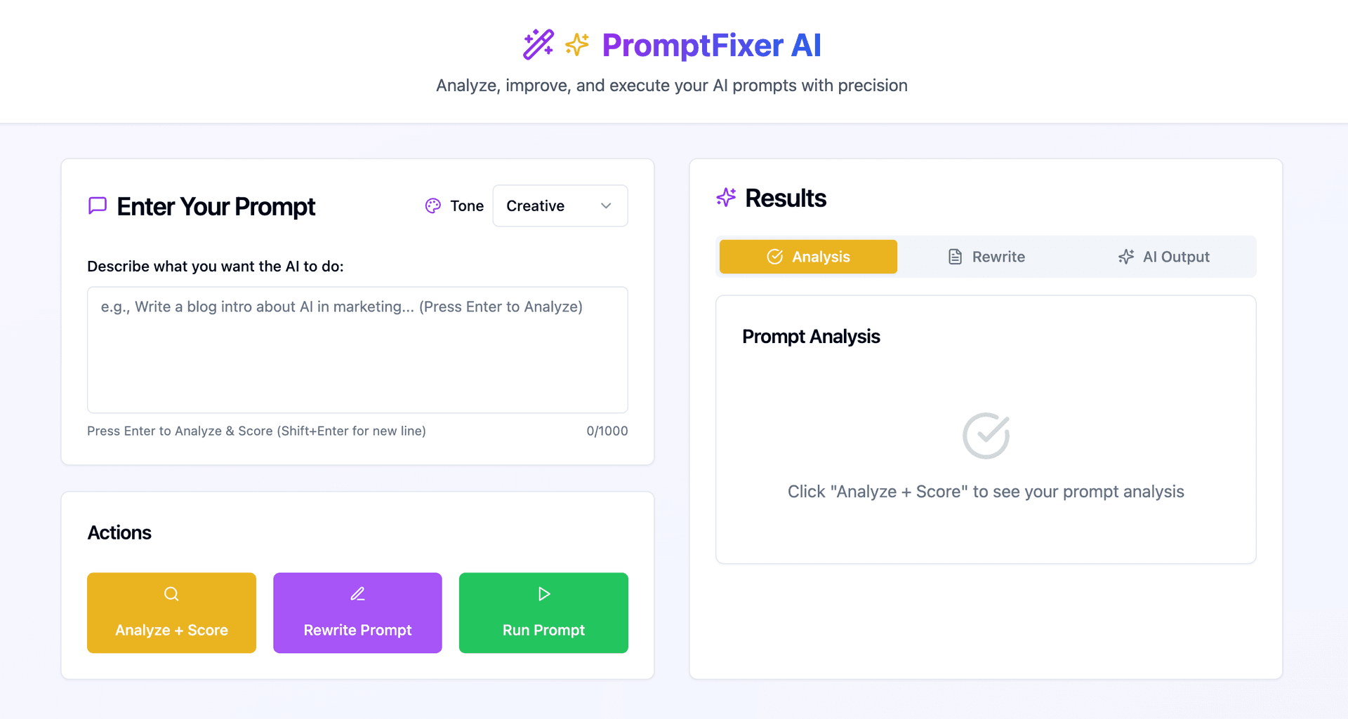PromptFixer AI